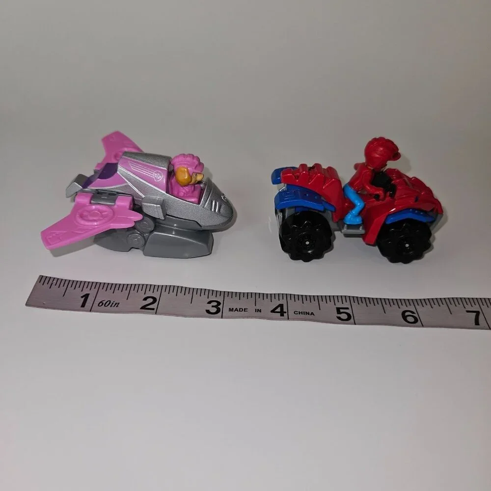 PAW Patrol Vehicle Lot Ryder Chase Skye Jet Dino Rescue Diecast/Plastic
